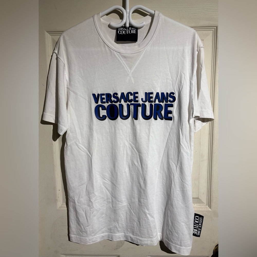 Versace Jeans Collection White Short Sleeve Tee